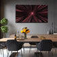 Modern Minimalist Abstract Red Wall Art Canvas Office Home Room Framed 120x60cm