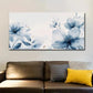 Abstract Blue Daffodil Wall Art wall canvas office home room framed 120x60cm