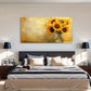 Waterfall Red Autumn Trees Landscape Wall Art Canvas Office Home Room Framed 80x45cm