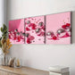 3pcs Cherries & Disco Balls Delicious Perfect Wall Art Set Canvas Framed 40x60cm - High Quality Print 100% Australian Made Wall Canvas Ready to Hang