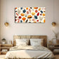 Various Autumn Elements Wall Art Canvas Office Home Room Framed 120x60cm