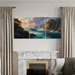 3pcsOcean Waves & Rocky Coastline Landscape Metal Print Ready to Hang Art