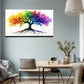 With Leaves in Brilliant Colors Wall Art Canvas Office Home Room Framed 120x60cm