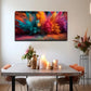 Vibrant Colorful Powder Explo Wall Art Canvas Office Home Room Framed 120x60cm