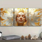 3pcs The goddess Indira Painting  Wall Art Set Canvas Framed 40x60cm - High Quality Print 100% Australian Made Wall Canvas Ready to Hang
