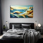 Abstract Beach Decor Wall Art Canvas Office Home Room Framed 120x60cm