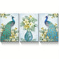 3pcs Modern Pea Rooster Animal Metal Print Ready to Hang Art