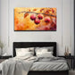 Shades Of Orange-Yellow Back Wall Art Canvas Office Home Room Framed 80x45cm