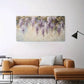 Purple Broken Flowers wall canvas office home room framed 120x60cm