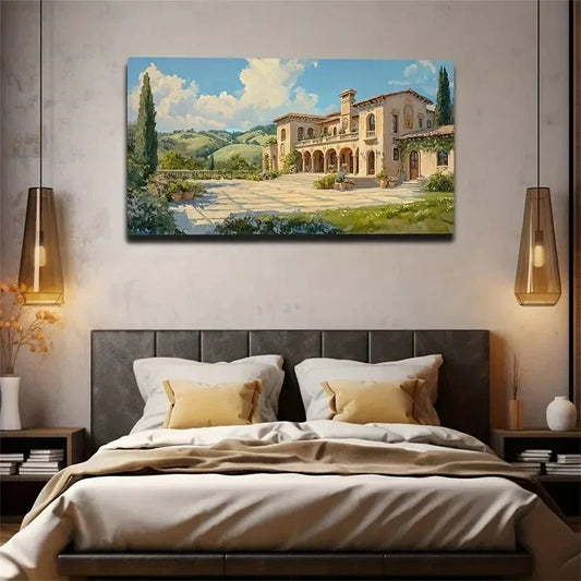 Design Beautiful House Space Wall Art Canvas Office Home Room Framed 120x60cm