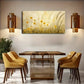 Vibrant Yellow and Green Wall Art canvas office home room framed 120x60cm