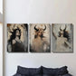 3pcs Mysterious goddess poster, Mucha Metal Print Ready to Hang Art