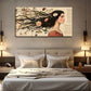 Abstract Woman's Long Hair Wall Art Canvas Office Home Room Framed 120x60cm