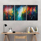 3pcs Abstract Art style Modern Minimalist Poster Metal Print Ready to Hang Art