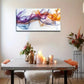 Translucent Ribbon Design Wall Art Canvas Office Home Room Framed 120x60cm