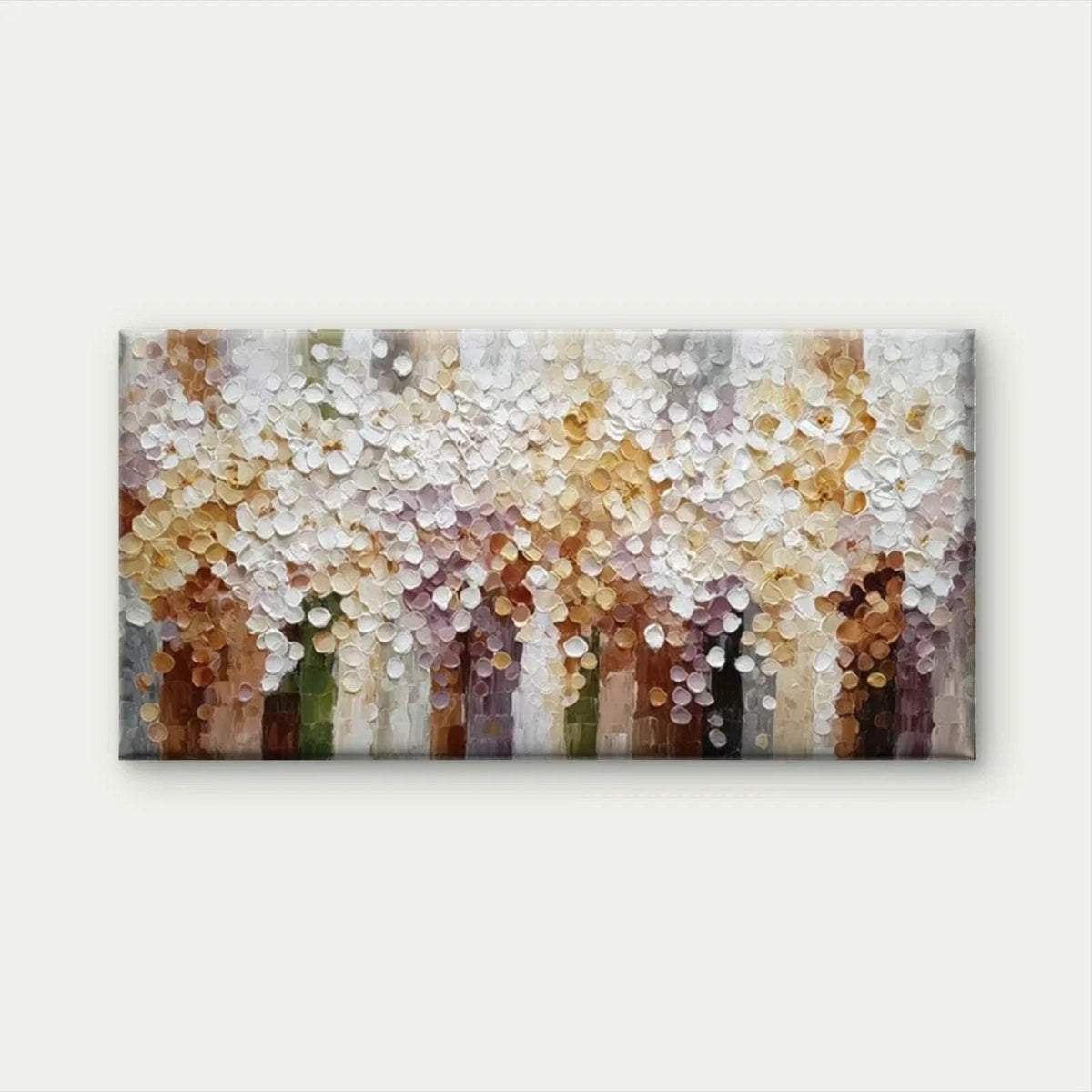 Abstract Blooming Flower Wall Art Canvas Office Home Room Framed 120x60cm