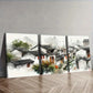 3pcs Jiangnan water town  Wall Art Set Canvas Framed 40x60cm - High Quality Print 100% Australian Made Wall Canvas Ready to Hang