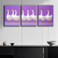 3pcs Lots of Geese Metal Print Ready to Hang Art