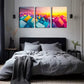 3pcs Attractive Decorations, Abstract Squares Wall Art Set Canvas Framed 40x60cm - High Quality Print 100% Australian Made Wall Canvas Ready to Hang