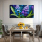 Modern Purple Cockscomb Wall Art Canvas Office Home Room Framed 80x45cm