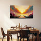 Vivid Style Flower Path Wall Art Canvas Office Home Room Framed 80x45cm