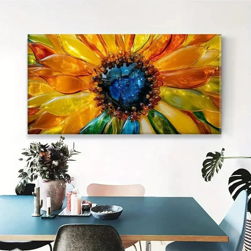 Colorful Aesthetic Ideal Décor Wall Art Canvas Office Home Room Framed 120x60cm