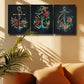3pcs An Anchor with Roses Design Metal Print Ready to Hang Art