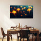 Glowing Jellyfish Ocean Current Wall Art Canvas Office Home Room Framed 120x60cm