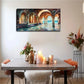 Semi-Circular Roof Cabin Scenes Wall Art Canvas Office Home Room Framed 120x60cm