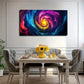 Abstract Swirl Colorful Vortex Wall Art Canvas Office Home Room Framed 120x60cm