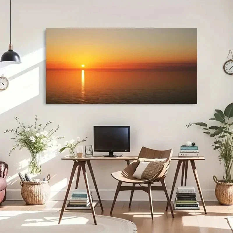 Modern Retro Asian Style Wall Art Canvas Office Home Room Framed 120x60cm