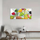 3pcs Various Fruit with Splash Water Metal Print Ready to Hang Art