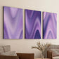 3pcs Purple Gradient Spiritual Colourful White Wall Art Set Canvas Framed 40x60cm - High Quality Print 100% Australian Made Wall Canvas Ready to Hang