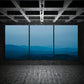 3pcs Dusk Cityscape Aesthetic Metal Print Ready to Hang Art