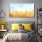 Golden Wheat Field Perfect Wall Art Canvas Office Home Room Framed 80x45cm