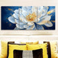 3pcs Oversized white flowers Metal Print Ready to Hang Art