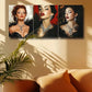 3pcs Modern Black Swan Goddess Metal Print Ready to Hang Art