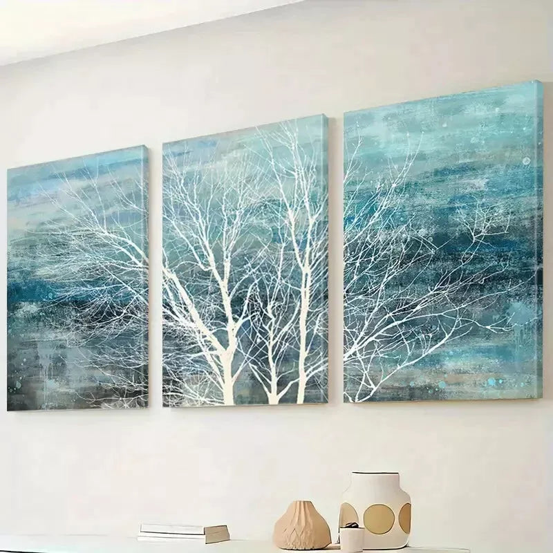 3pcs Tree of Life Canvas Framed 40x60cm - High Quality Print 100% Australian Made Wall Canvas Ready to Hang