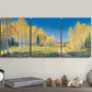 3pcs Autumn Birch Forest Scene Metal Print Ready to Hang Art