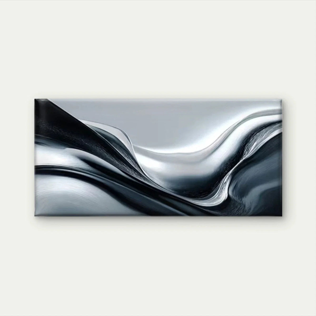 Abstract Monochrome Lines Wall Art Canvas Office Home Room Framed 120x60cm