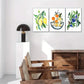 3pcs Fruit Art Decoration Poster Delicious Fruit Metal Print Ready to Hang Art