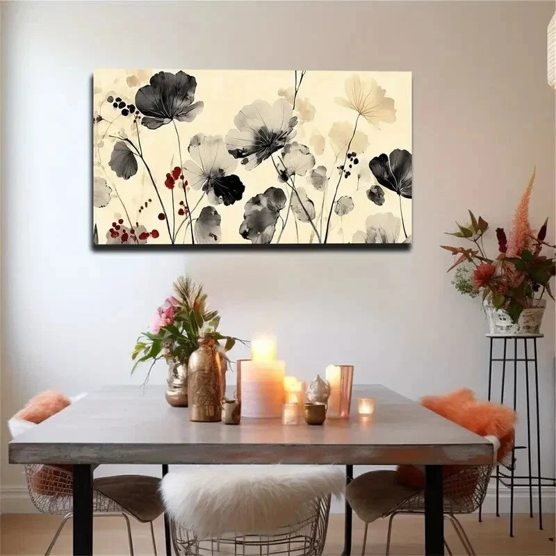 Features Various Forms Wall Art canvas office home room framed 120x60cm
