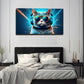 Fashion Glasses Headset Wall Art Canvas Office Home Room Framed 80x45cm