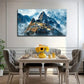 Modern Minimalist Mountain Ruin Wall Art Canvas Office Home Room Framed 80x45cm