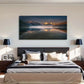 Etretat Cliff Serene Lake Wall Art Canvas Office Home Room Framed 80x45cm