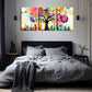 3pcs Abstract Colorful Big Tree  Wall Art Set Canvas Framed 40x60cm - High Quality Print 100% Australian Made Wall Canvas Ready to Hang