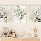 3pcs Bohemian Abstract Tree Branches Metal Print Ready to Hang Art
