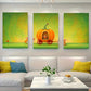 3pcs A Charming Scene With a Little Boy Metal Print Ready to Hang Art