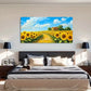 Classic Contemporary Retro Wall Art Canvas Office Home Room Framed 120x60cm