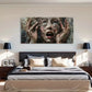 Emotion Expression Raw Décor Wall Art Canvas Office Home Room Framed 120x60cm